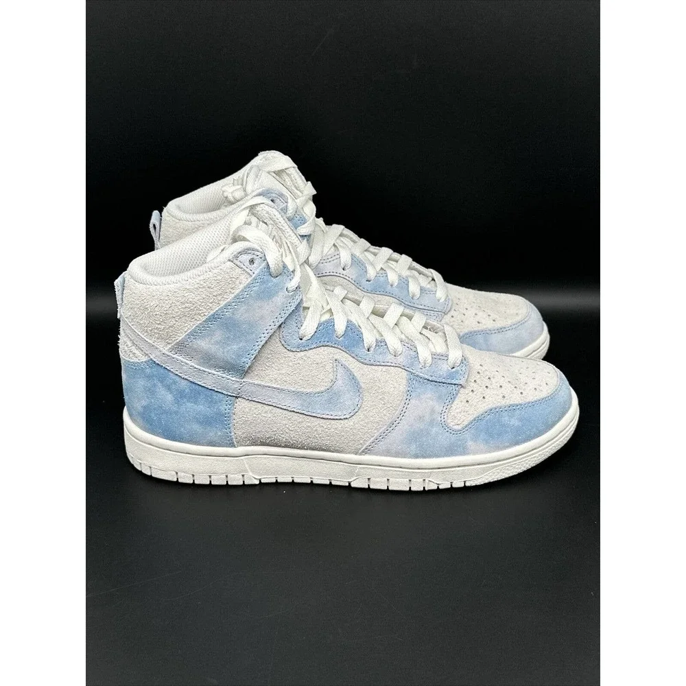 Nike Dunk High SE Clouds Blue White Sneaker Shoes FD0882-400 Women's Size 8.5
